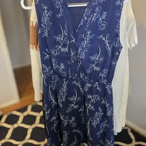 Apt. 9 Navy Floral Dress